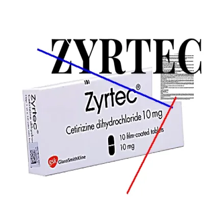 Zyrtec comprimé prix